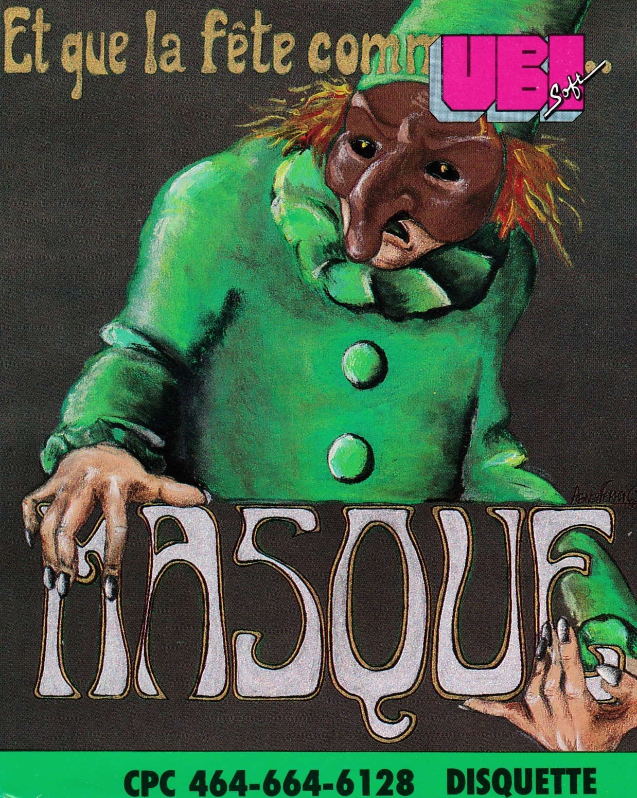 cover of the Amstrad CPC game Masque  by GameBase CPC