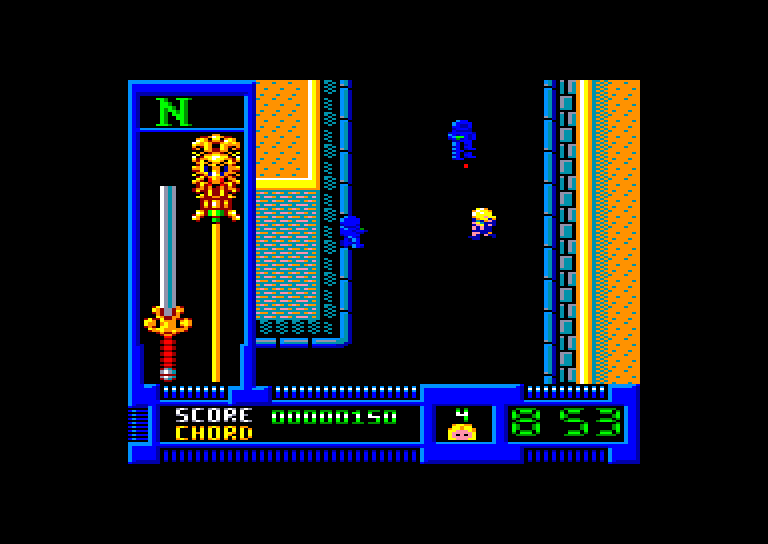 screenshot of the Amstrad CPC game Masters of the universe by GameBase CPC