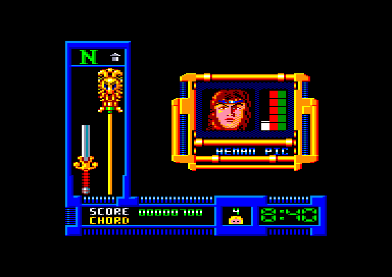 screenshot of the Amstrad CPC game Masters of the universe by GameBase CPC