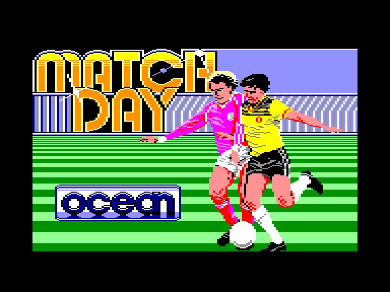 screenshot of the Amstrad CPC game Match day by GameBase CPC