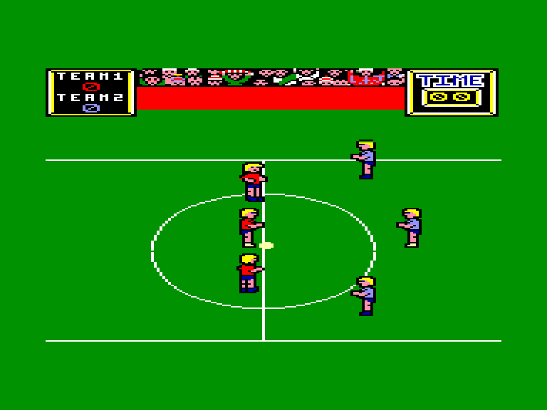 screenshot of the Amstrad CPC game Match day by GameBase CPC