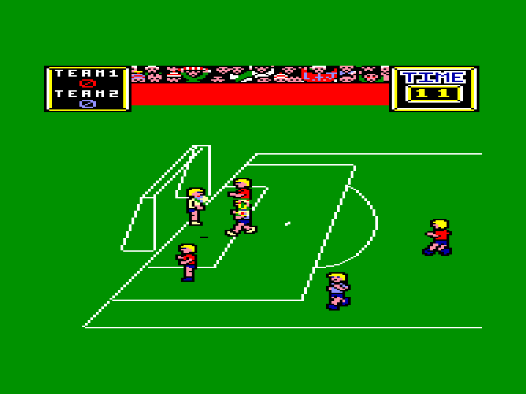 screenshot of the Amstrad CPC game Match day by GameBase CPC