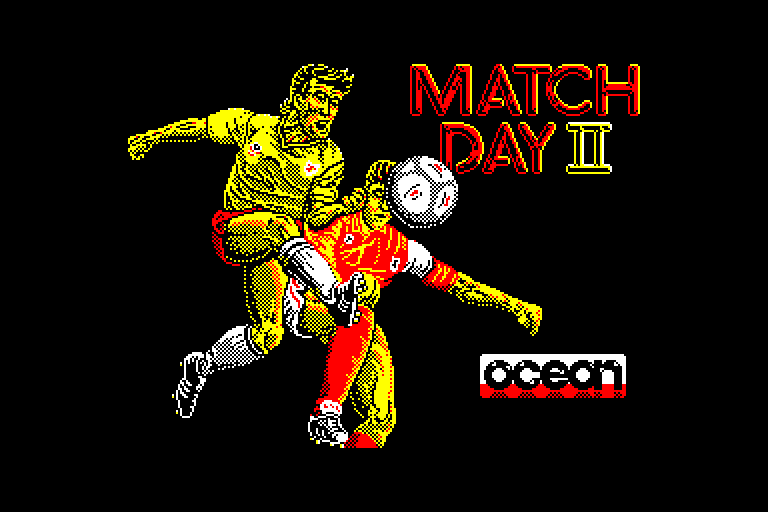 screenshot of the Amstrad CPC game Match Day II by GameBase CPC
