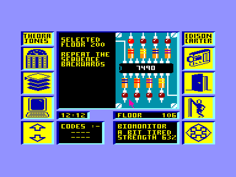 screenshot of the Amstrad CPC game Max headroom by GameBase CPC