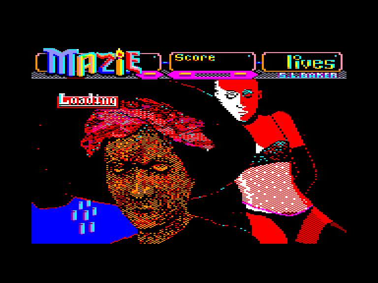 screenshot of the Amstrad CPC game Mazie by GameBase CPC