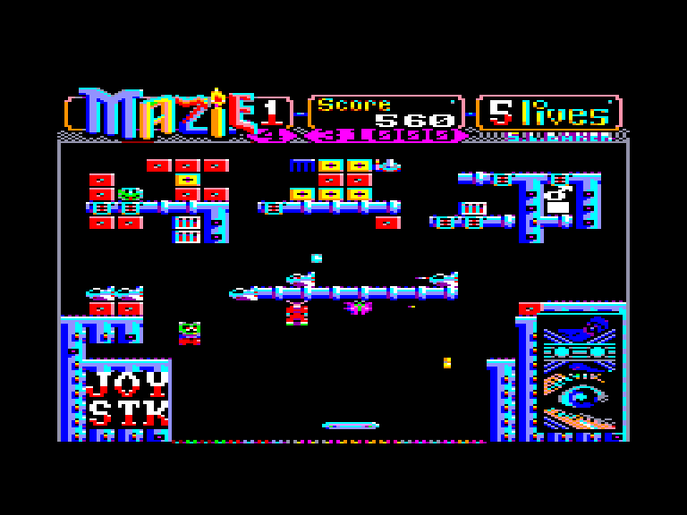 screenshot of the Amstrad CPC game Mazie by GameBase CPC