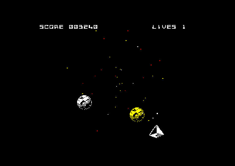 screenshot of the Amstrad CPC game Mega Apocalypse by GameBase CPC