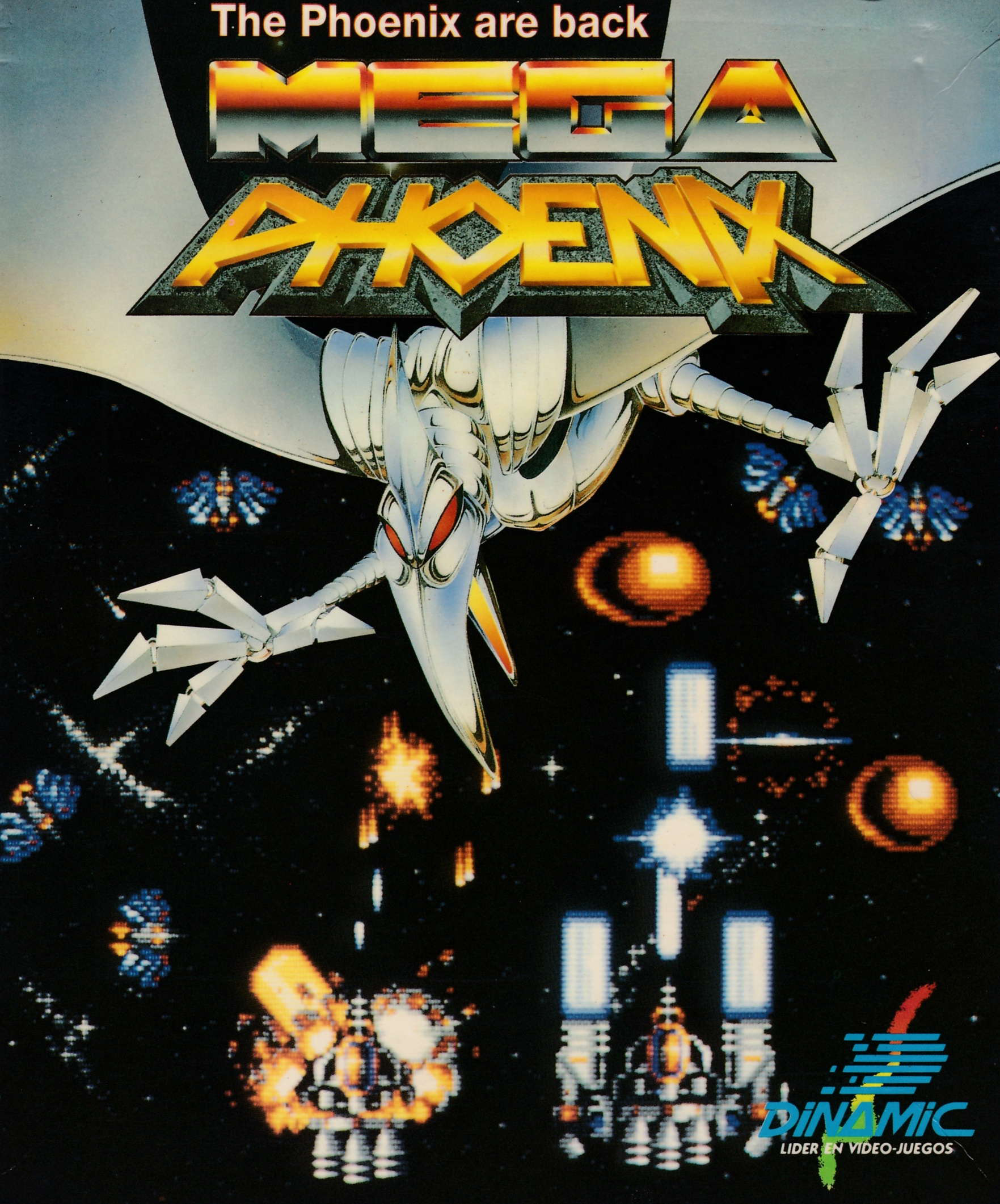 cover of the Amstrad CPC game Mega Phoenix  by GameBase CPC