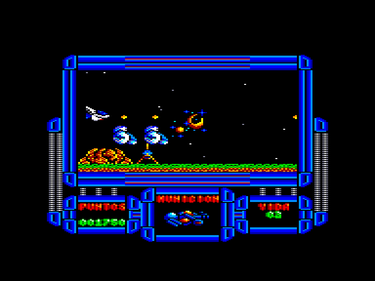 screenshot of the Amstrad CPC game Meganova by GameBase CPC