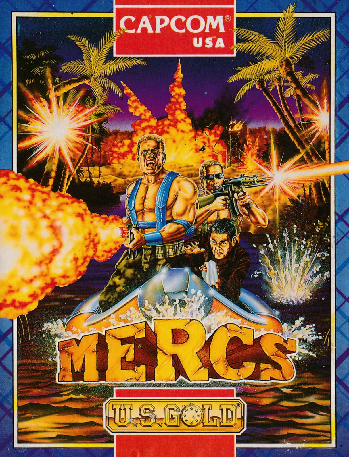 cover of the Amstrad CPC game Mercs  by GameBase CPC