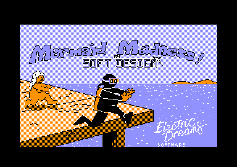 screenshot of the Amstrad CPC game Mermaid Madness by GameBase CPC