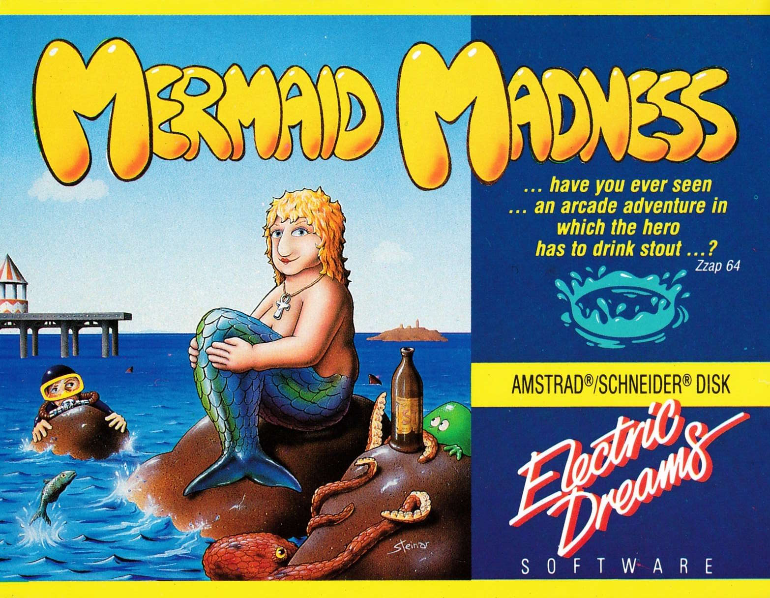 cover of the Amstrad CPC game Mermaid Madness  by GameBase CPC