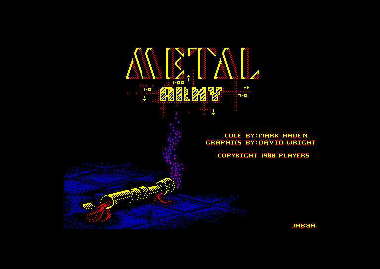 screenshot of the Amstrad CPC game Metal army by GameBase CPC