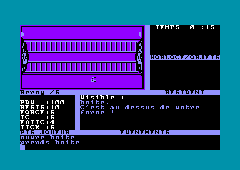 screenshot of the Amstrad CPC game Metro 2018 by GameBase CPC