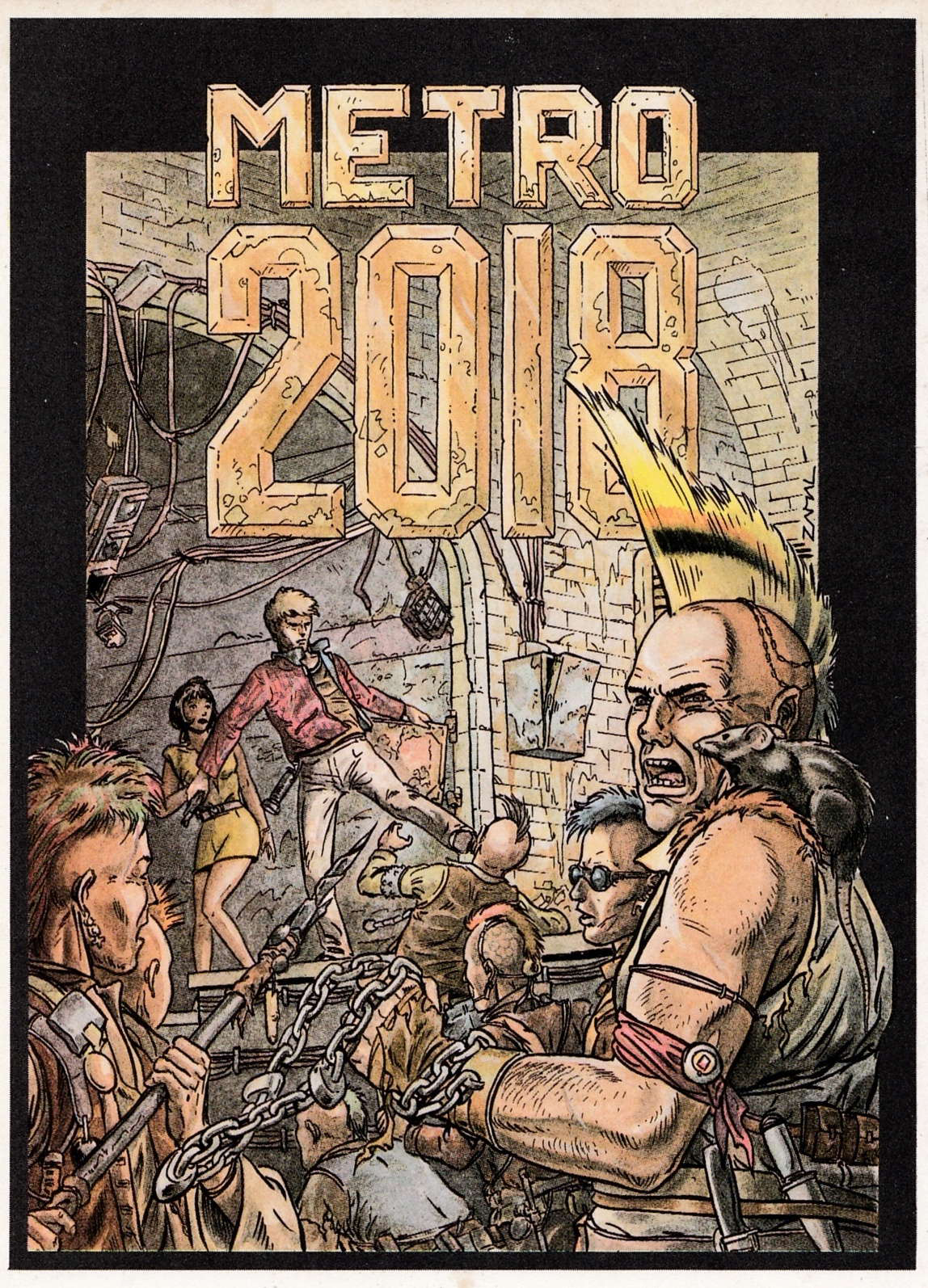 cover of the Amstrad CPC game Metro 2018  by GameBase CPC