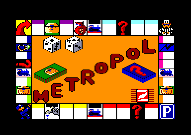 screenshot of the Amstrad CPC game Metropol by GameBase CPC