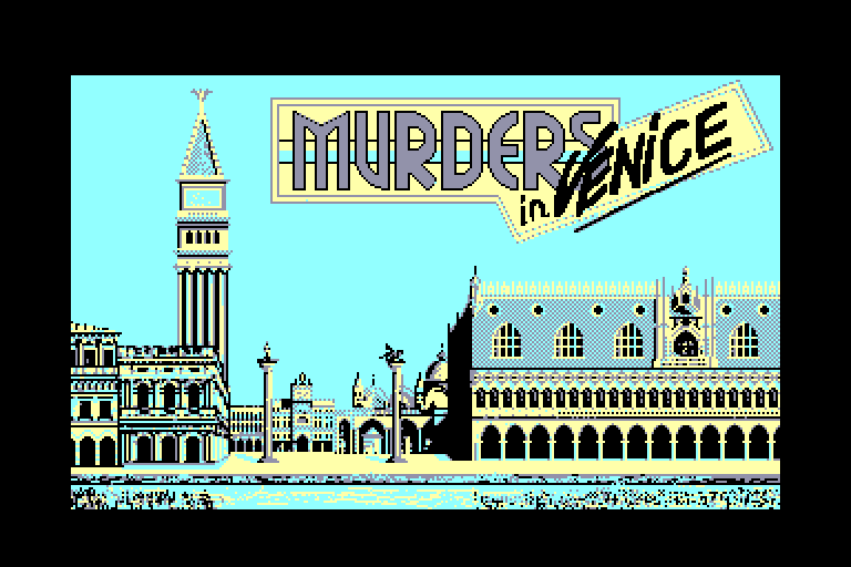 screenshot of the Amstrad CPC game Meurtres a Venise by GameBase CPC