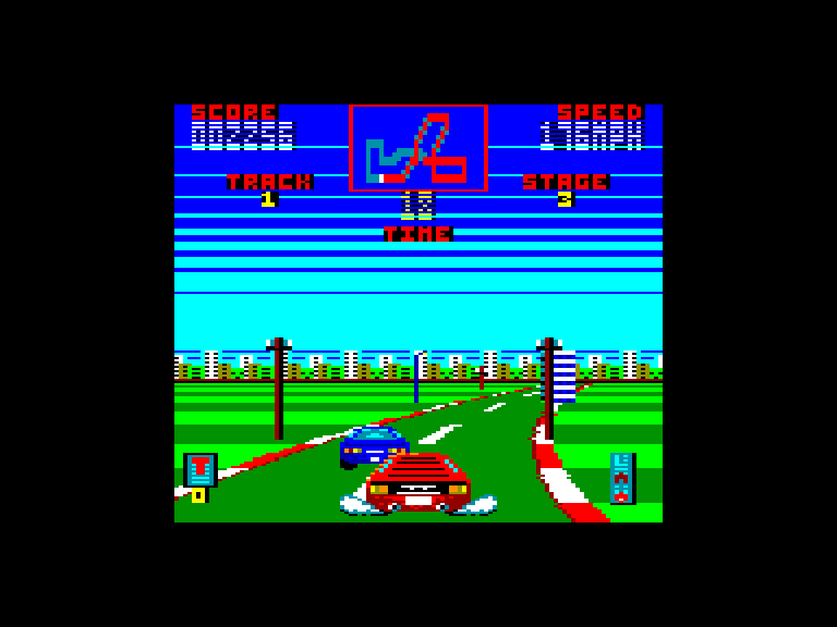 screenshot of the Amstrad CPC game Miami Cobra GT by GameBase CPC