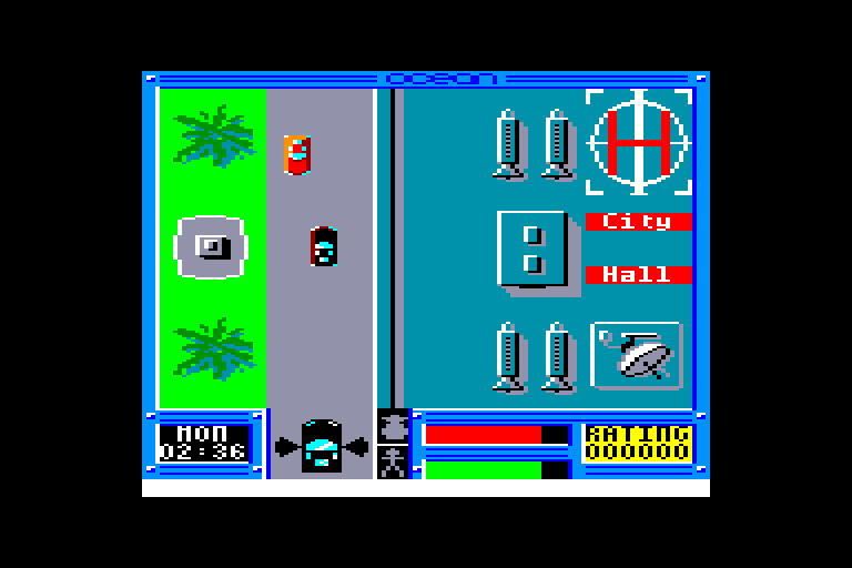 screenshot of the Amstrad CPC game Miami Vice by GameBase CPC