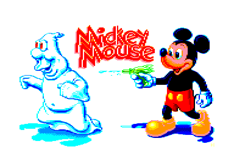 screenshot of the Amstrad CPC game Mickey mouse by GameBase CPC