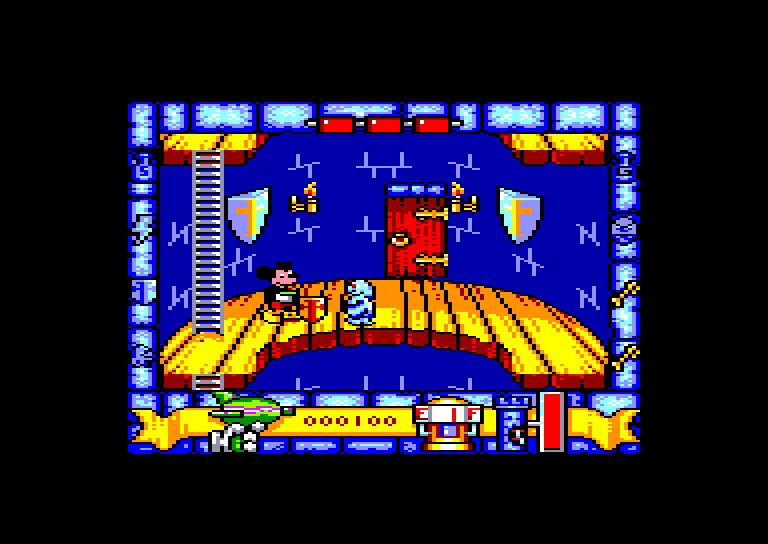 screenshot of the Amstrad CPC game Mickey mouse by GameBase CPC