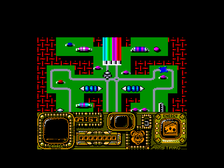 screenshot of the Amstrad CPC game Micro Mouse goes de-bugging by GameBase CPC