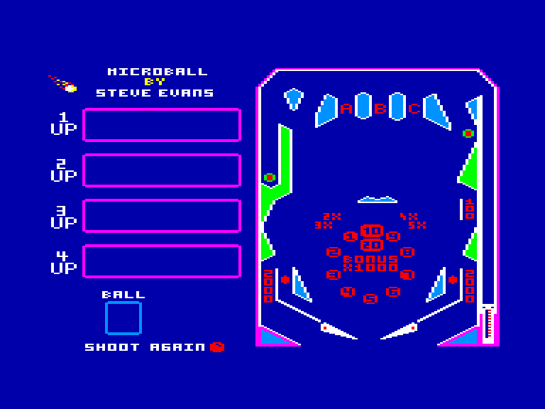 screenshot of the Amstrad CPC game Microball by GameBase CPC