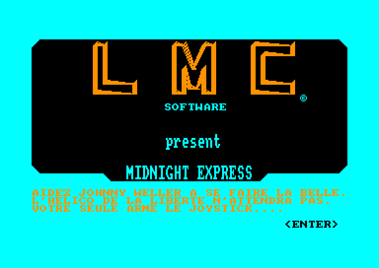 cover of the Amstrad CPC game Midnight Express  by GameBase CPC