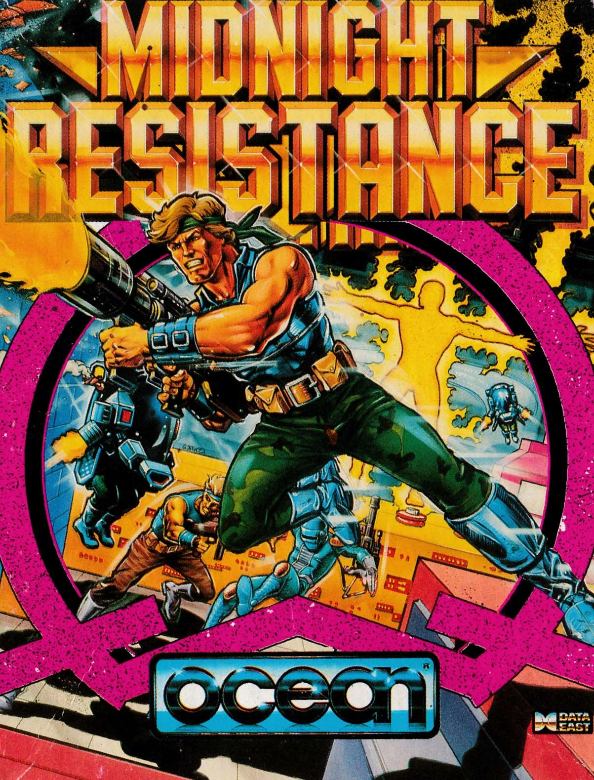 cover of the Amstrad CPC game Midnight Resistance  by GameBase CPC