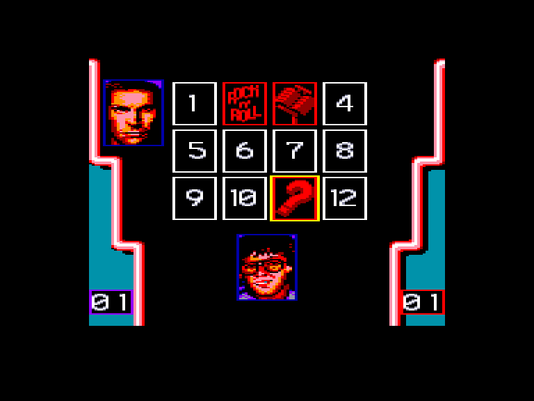 screenshot of the Amstrad CPC game Mike read's computer pop quiz by GameBase CPC