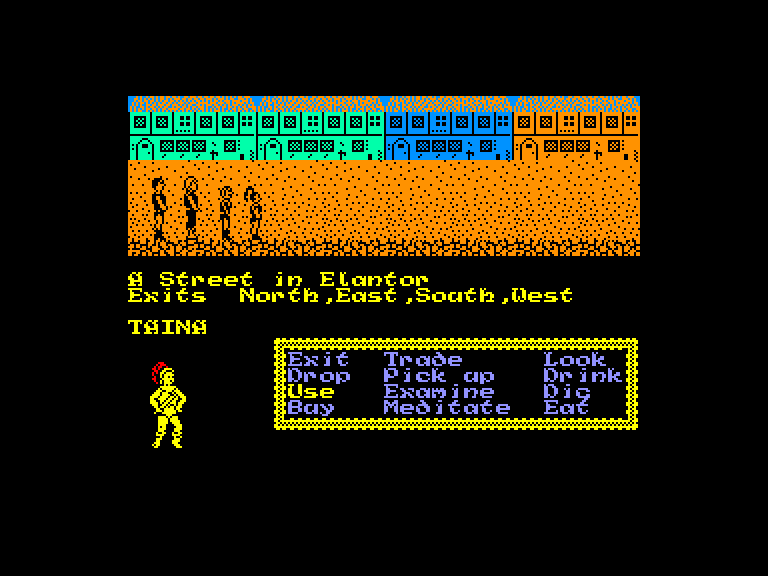 screenshot of the Amstrad CPC game Mindstone by GameBase CPC