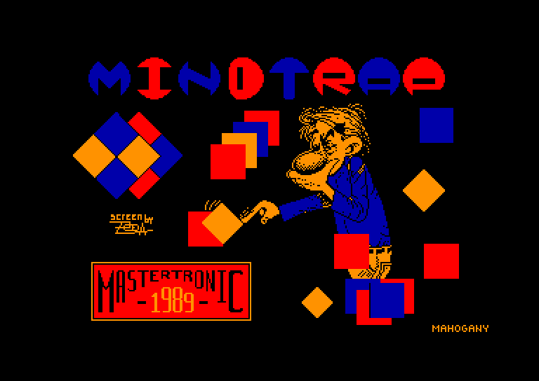screenshot of the Amstrad CPC game Mindtrap by GameBase CPC