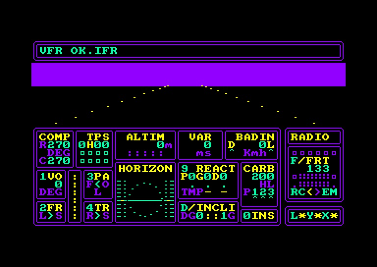 screenshot of the Amstrad CPC game Mission delta by GameBase CPC