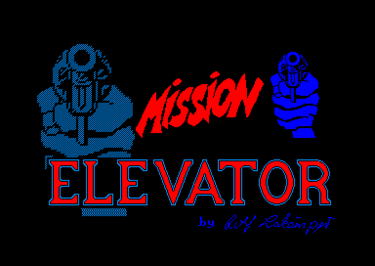 screenshot of the Amstrad CPC game Mission Elevator by GameBase CPC