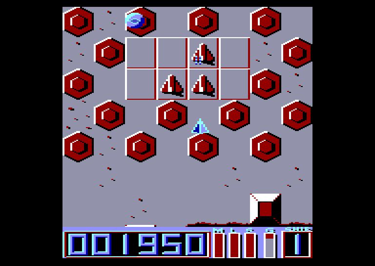 screenshot of the Amstrad CPC game Mission Genocide by GameBase CPC