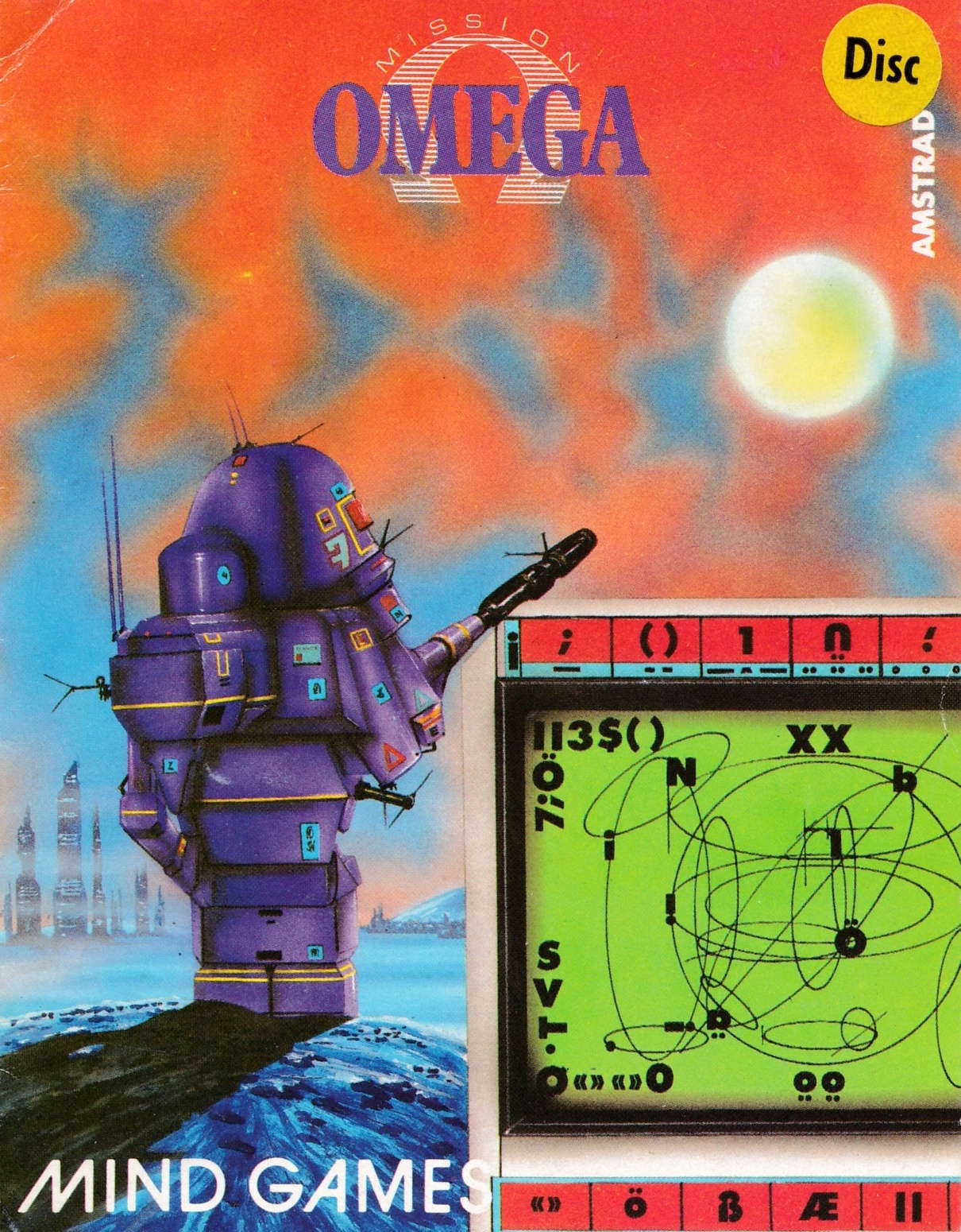 cover of the Amstrad CPC game Mission Omega  by GameBase CPC