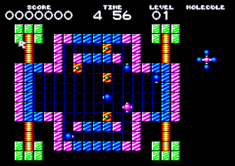 screenshot of the Amstrad CPC game Molecularr 2 by GameBase CPC