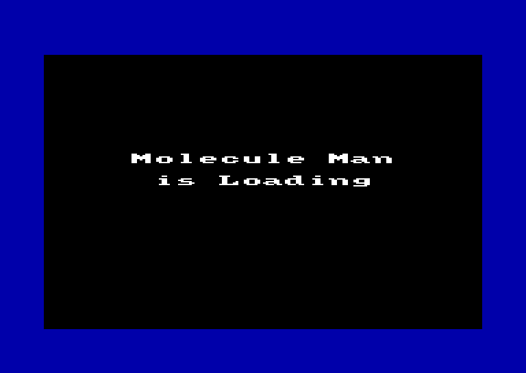 screenshot of the Amstrad CPC game Molecule man by GameBase CPC