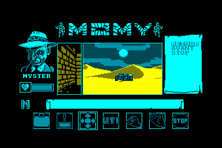 screenshot of the Amstrad CPC game Momy by GameBase CPC