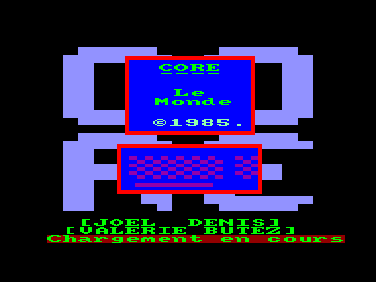 screenshot of the Amstrad CPC game Géographe - monde (le) by GameBase CPC