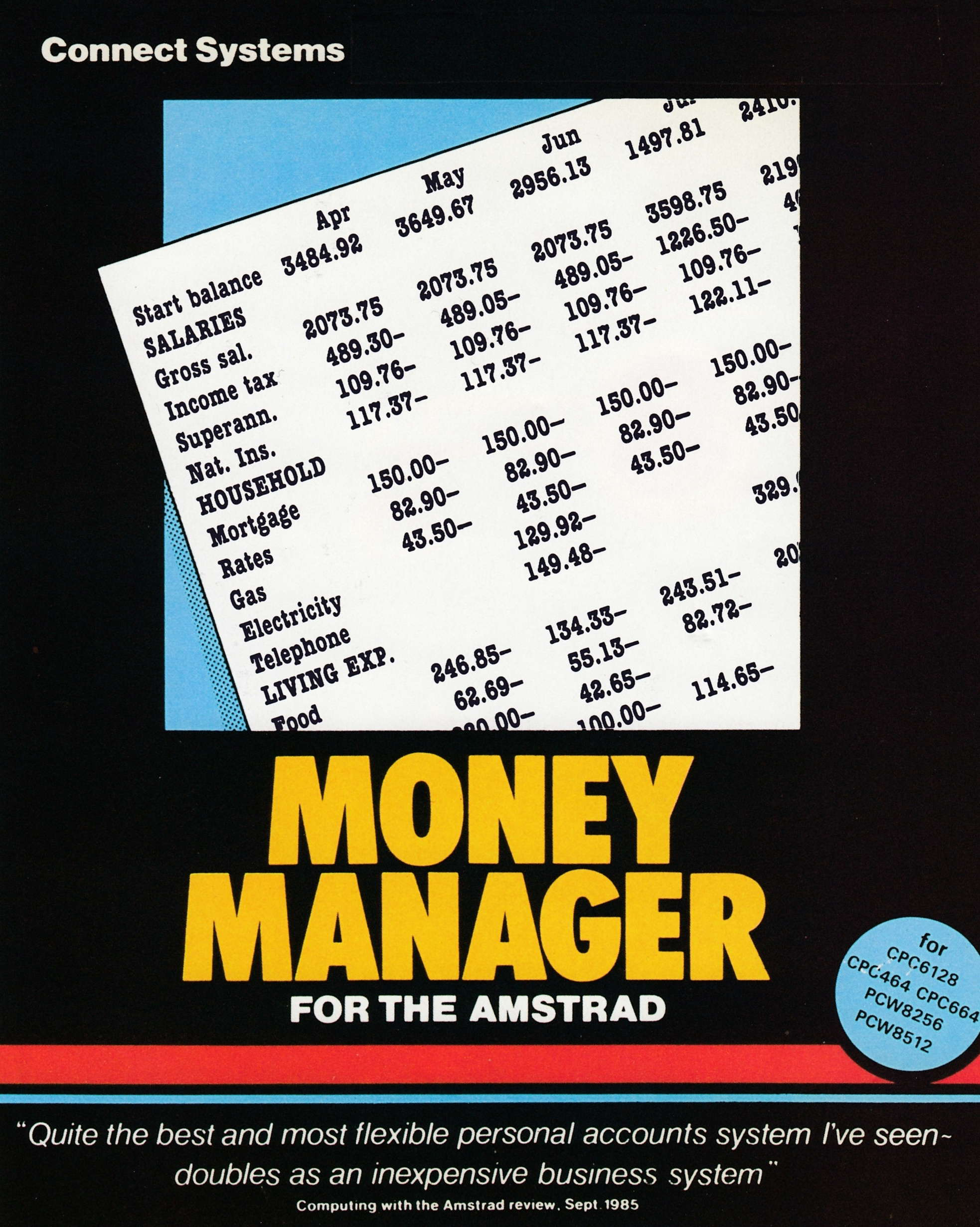 cover of the Amstrad CPC game Money Manager  by GameBase CPC