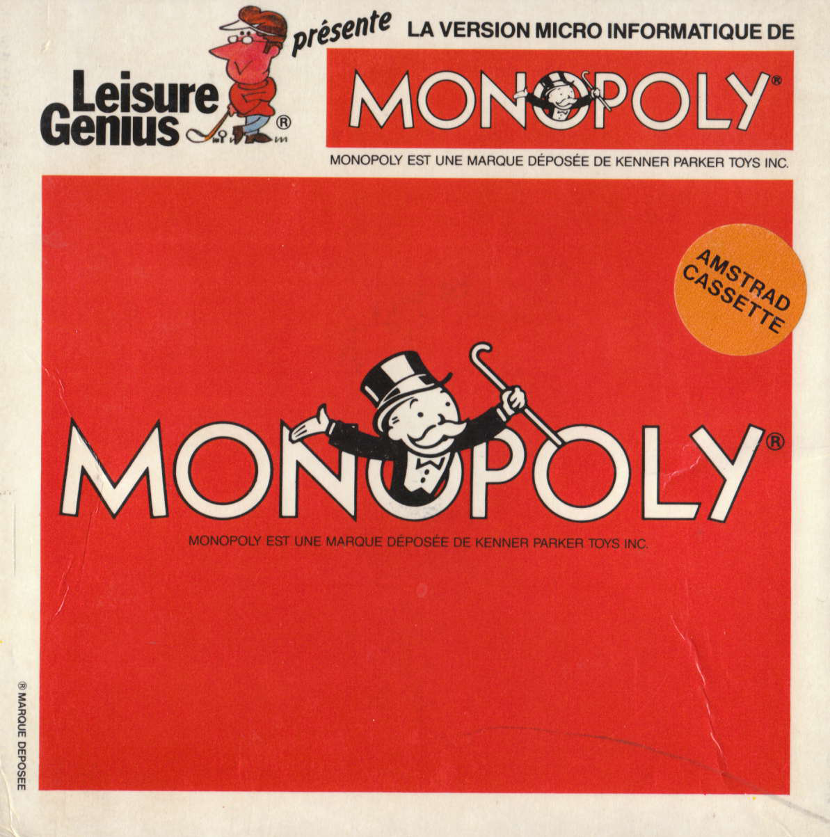 screenshot of the Amstrad CPC game Monopoly by GameBase CPC