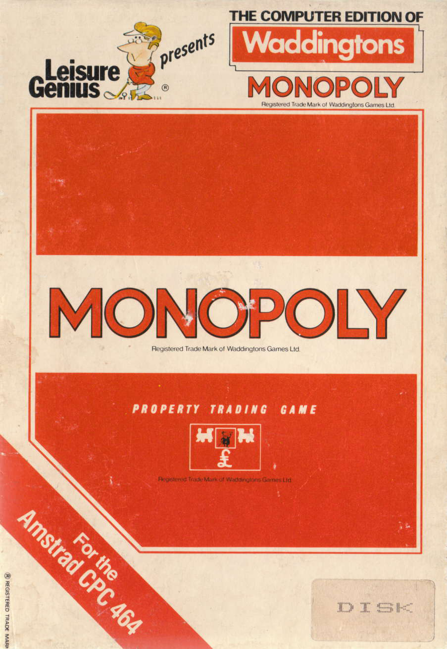 cover of the Amstrad CPC game Monopoly  by GameBase CPC