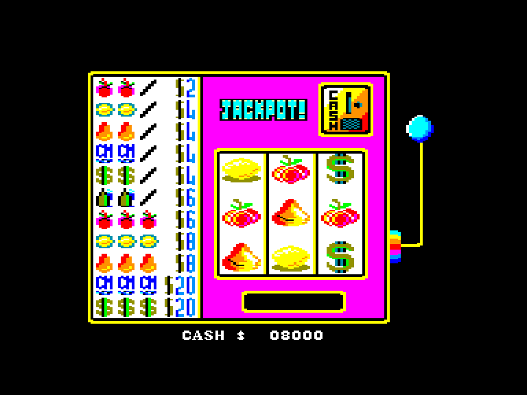 screenshot of the Amstrad CPC game Monte carlo casino by GameBase CPC