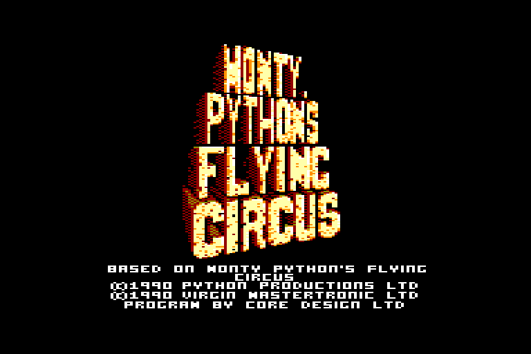 screenshot of the Amstrad CPC game Monty Python's Flying Circus by GameBase CPC