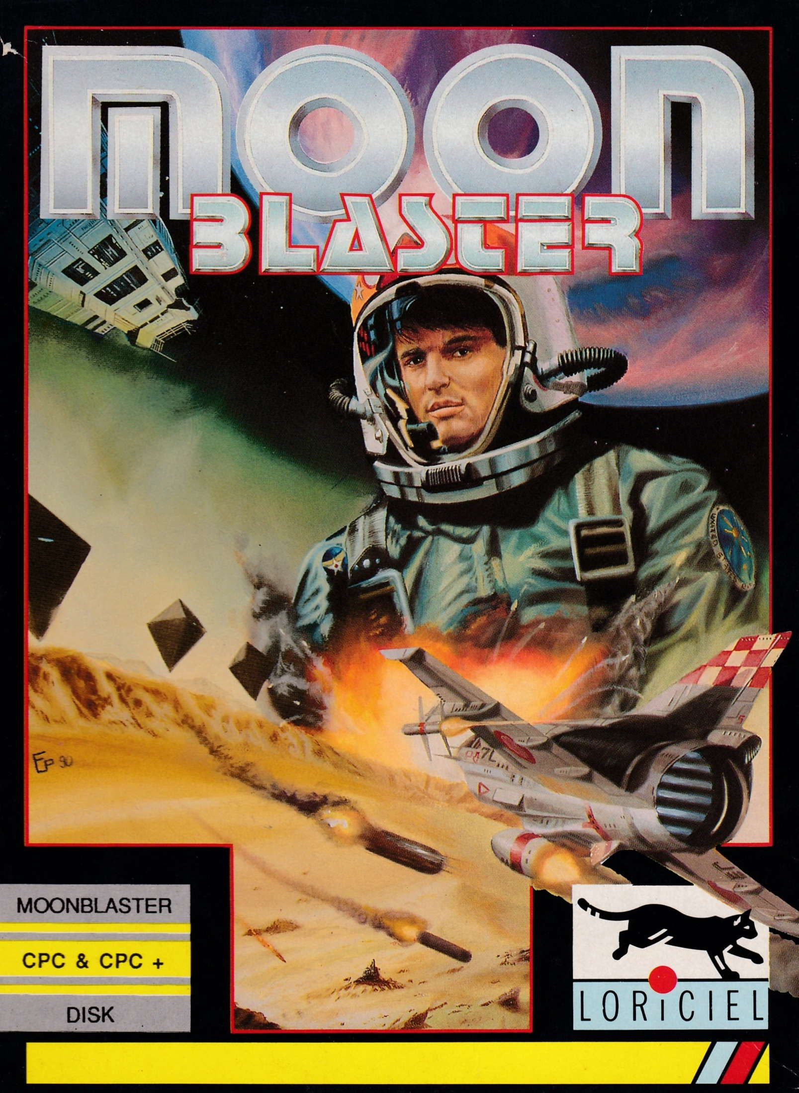 cover of the Amstrad CPC game Moon Blaster  by GameBase CPC