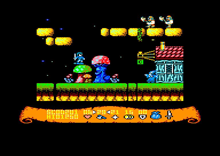 screenshot of the Amstrad CPC game Moontorc by GameBase CPC