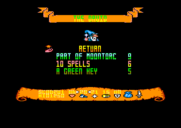 screenshot of the Amstrad CPC game Moontorc by GameBase CPC