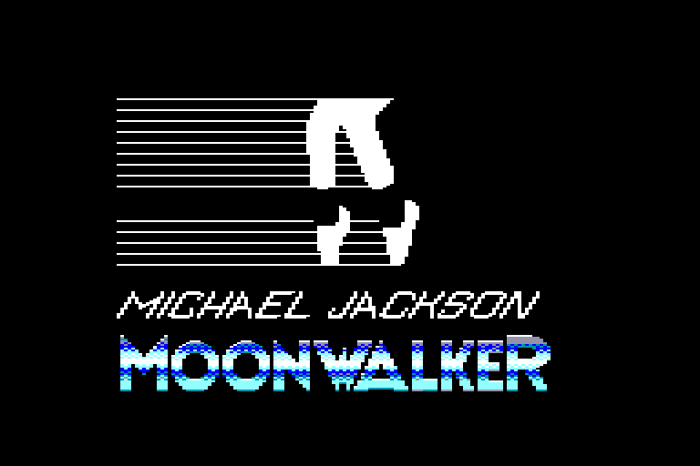 screenshot of the Amstrad CPC game Moonwalker by GameBase CPC