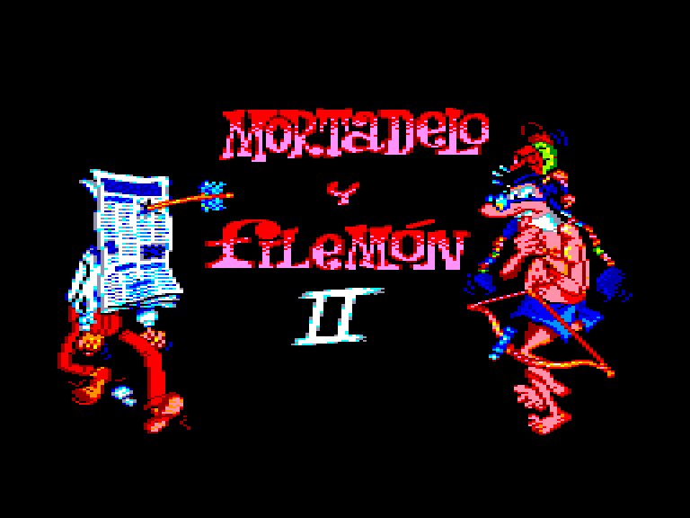 screenshot of the Amstrad CPC game Mortadelo y Filemon II by GameBase CPC